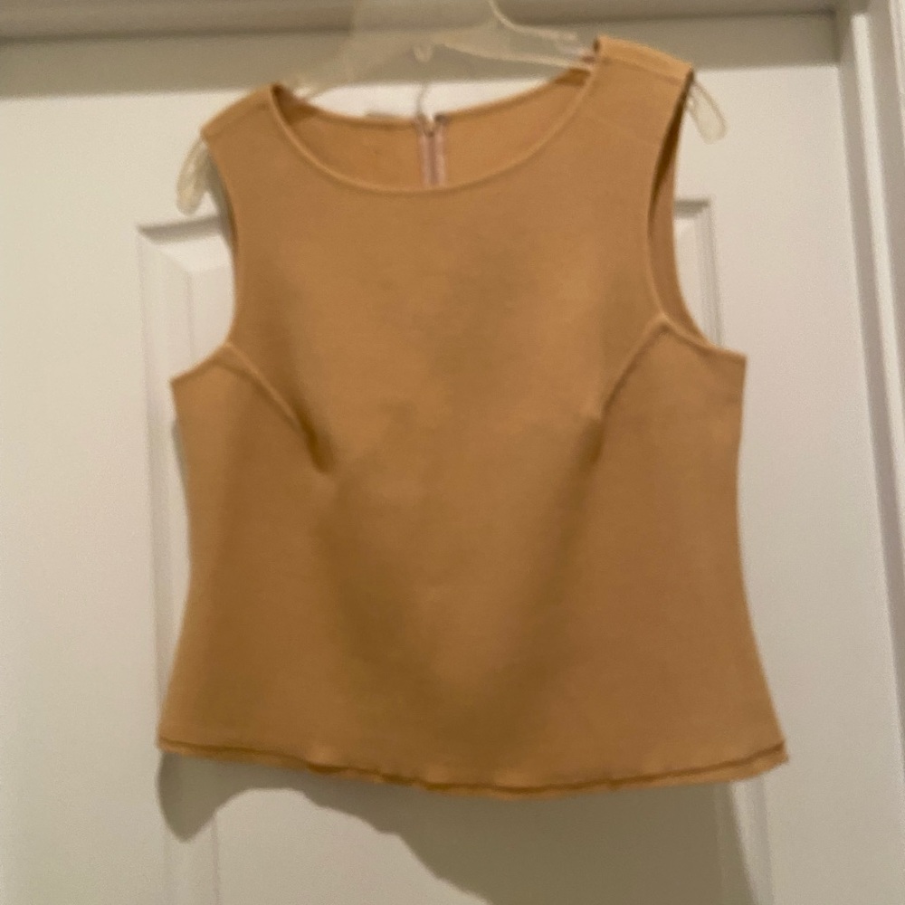 DKNYC Tan Sleeveless Tank Top